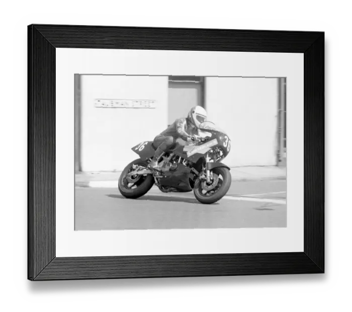 Framed Print : Hans Otto Butenuth (Kawasaki) 1985 Formula Two TT Framed Print : Hans Otto Butenuth (Kawasaki) 1985 Formula Two TT