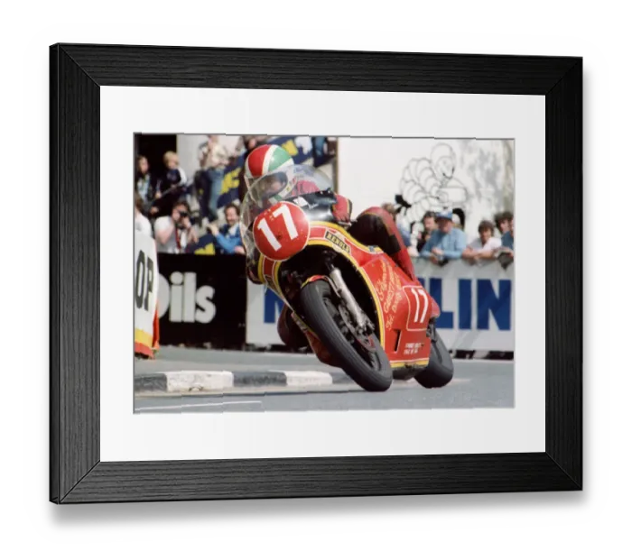 Framed Print : Jeff Jones (Suzuki) 1983 Formula One TT Framed Print : Jeff Jones (Suzuki) 1983 Formula One TT