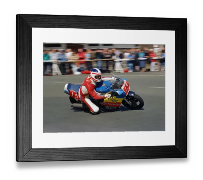 Framed Print : Colin Gable (Suzuki) 1987 Newcomers Manx Grand Prix Framed Print : Colin Gable (Suzuki) 1987 Newcomers Manx Grand Prix