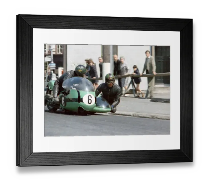 Framed Print : Chris Vincent & Fred Holden (BMW) 1967 Sidecar TT Framed Print : Chris Vincent & Fred Holden (BMW) 1967 Sidecar TT