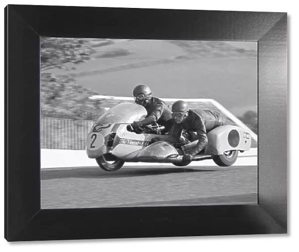 Chris Vincent & Keith Scott (BSA) 1969 750 Sidecar TT