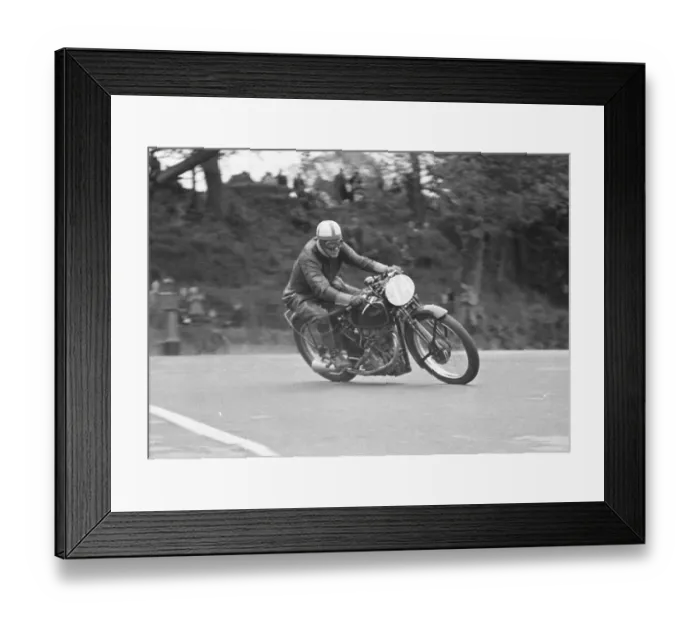 Framed Print : Nils Jensen (Velocette) 1949 Junior TT Framed Print : Nils Jensen (Velocette) 1949 Junior TT