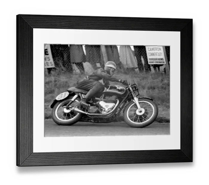 Framed Print : Frank Perris (Matchless) 1955 Scarborough Framed Print : Frank Perris (Matchless) 1955 Scarborough