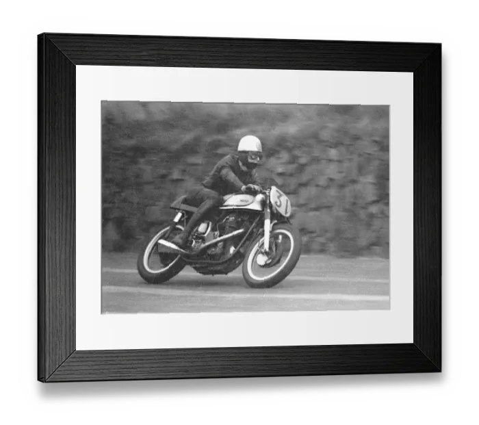 Framed Print : John E Griffiths (Norton) 1958 Senior Snaefell Manx Grand Prix Framed Print : John E Griffiths (Norton) 1958 Senior Snaefell Manx Grand Prix