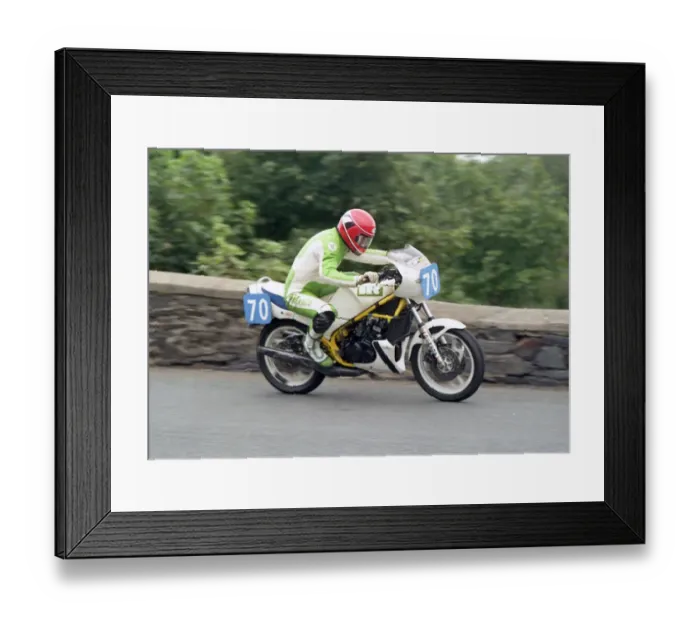 Framed Print : Nigel Griffiths (Yamaha) 1987 Junior Manx Grand Prix Framed Print : Nigel Griffiths (Yamaha) 1987 Junior Manx Grand Prix