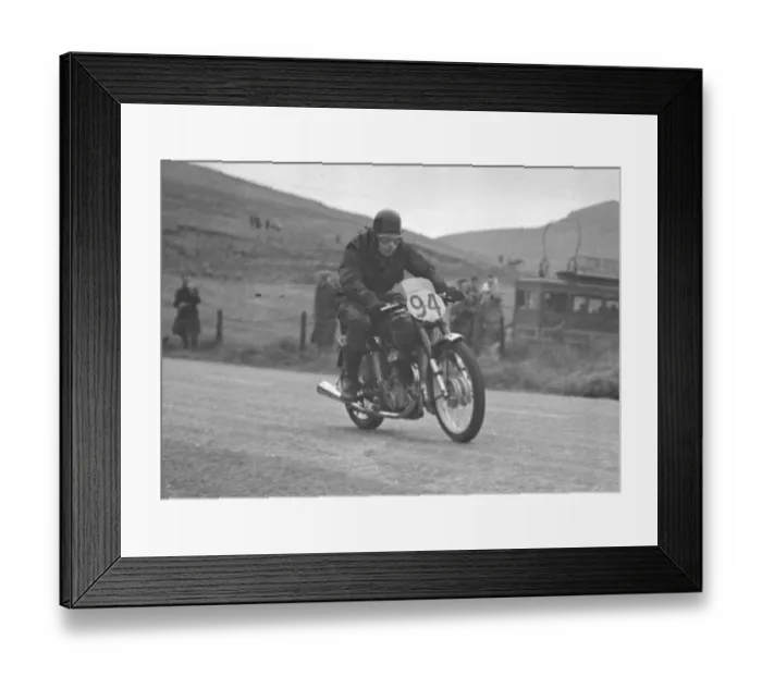 Framed Print : Alan Gray (Excelsior) 1949 Junior Manx Grand Prix Framed Print : Alan Gray (Excelsior) 1949 Junior Manx Grand Prix