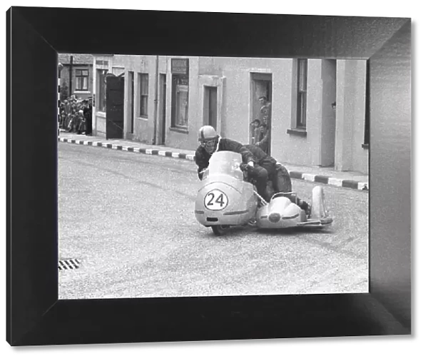 Alec Skein & Don Overall (Norton) 1956 Sidecar TT