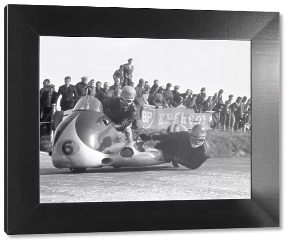 Bill Beevers & Jeff Mundy (Norton) 1956 Sidecar TT