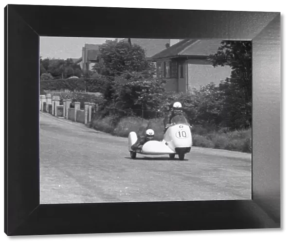 Will Noll & Fritz Cron (BMW) 1956 Sidecar TT