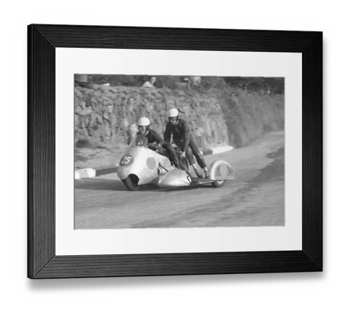 Framed Print : Florian Camathias & Jules Galliker (BMW) 1957 Sidecar TT Framed Print : Florian Camathias & Jules Galliker (BMW) 1957 Sidecar TT