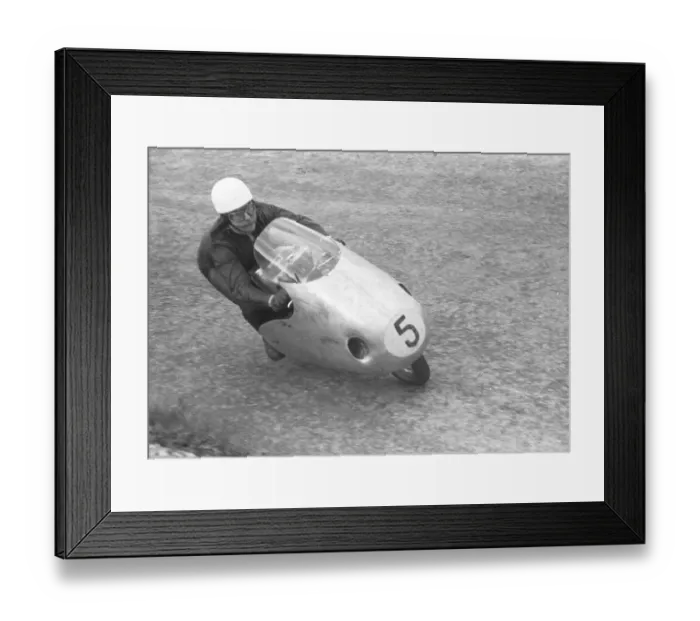 Framed Print : Florian Camathias (NSU) 1957 Lightweight TT Framed Print : Florian Camathias (NSU) 1957 Lightweight TT