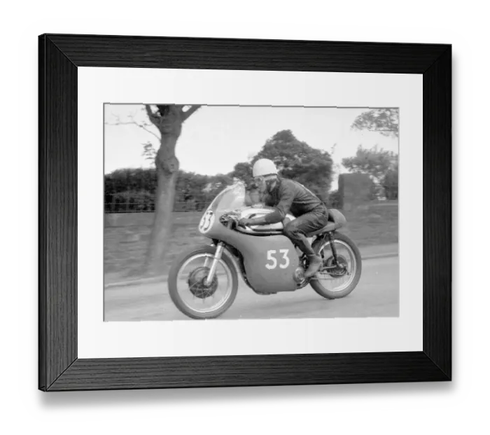 Framed Print : Keith Campbell (Norton) 1958 Senior TT Framed Print : Keith Campbell (Norton) 1958 Senior TT