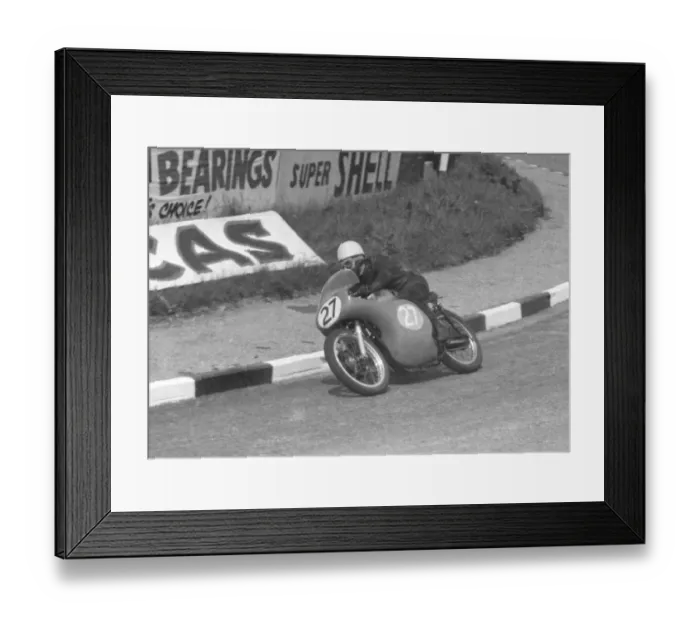 Framed Print : Keith Campbell (Norton) 1958 Junior TT Framed Print : Keith Campbell (Norton) 1958 Junior TT