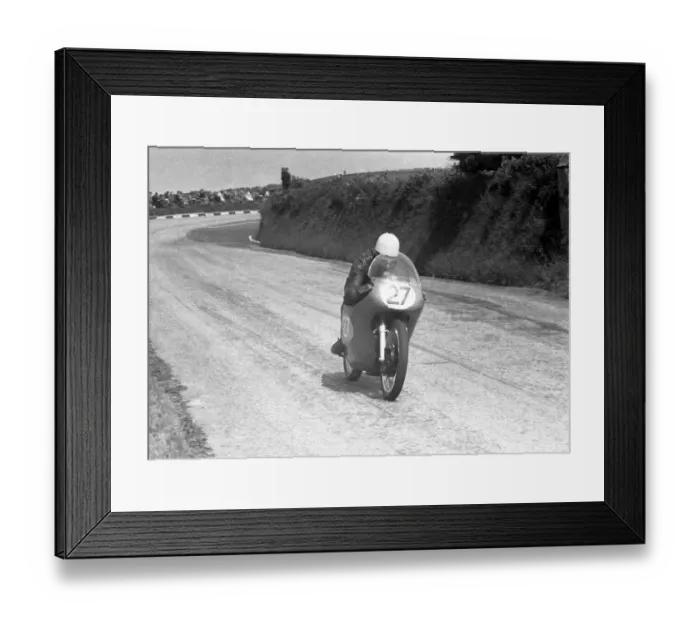 Framed Print : Keith Campbell (Norton) 1958 Junior TT Framed Print : Keith Campbell (Norton) 1958 Junior TT