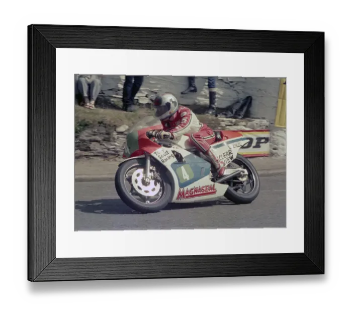 Framed Print : Graham Cannell (Honda) 1986 Junior TT Framed Print : Graham Cannell (Honda) 1986 Junior TT