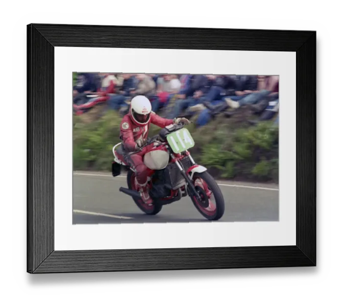 Framed Print : Michael Cain (Yamaha) 1987 Production D TT Framed Print : Michael Cain (Yamaha) 1987 Production D TT