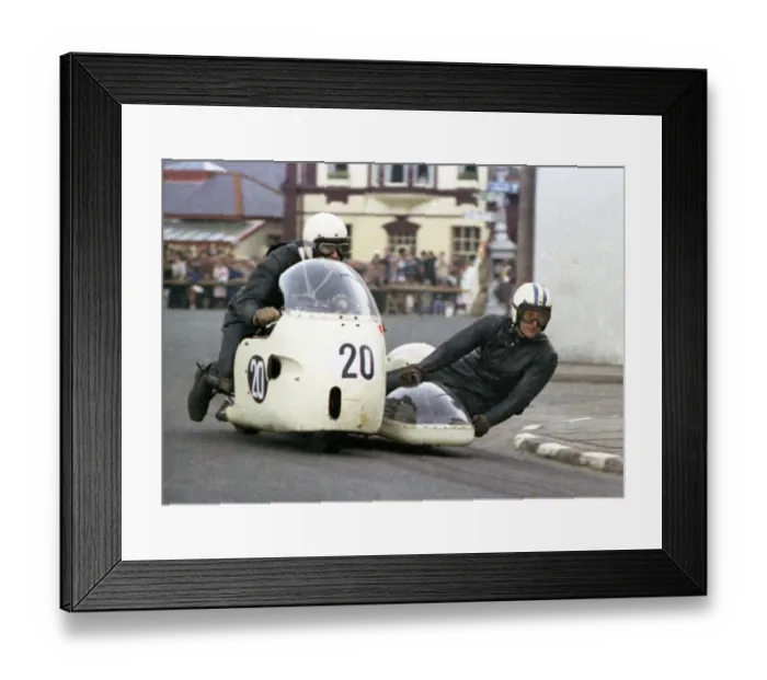 Framed Print : Maurice Candy & Rex Du Pont (MJC) 1965 Sidecar TT Framed Print : Maurice Candy & Rex Du Pont (MJC) 1965 Sidecar TT