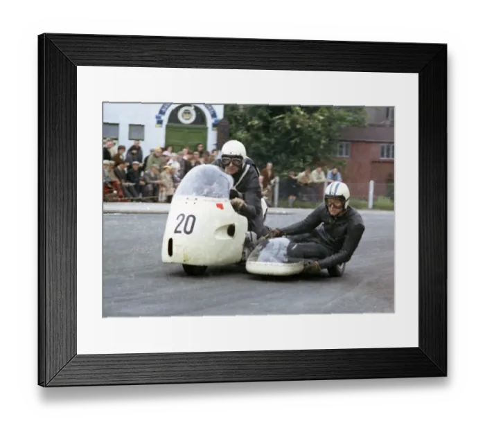 Framed Print : Maurice Candy & Rex Du Pont (MJC) 1965 Sidecar TT Framed Print : Maurice Candy & Rex Du Pont (MJC) 1965 Sidecar TT