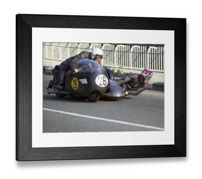Framed Print : Maurice Candy & Eddie Fletcher (BSA) 1969 750cc Sidecar TT Framed Print : Maurice Candy & Eddie Fletcher (BSA) 1969 750cc Sidecar TT