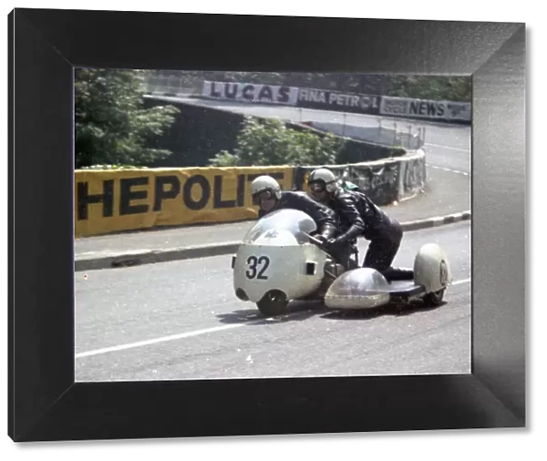 Maurice Candy & Rex Du Pont (MJC) 1967 Sidecar TT