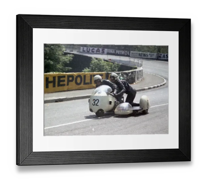 Framed Print : Maurice Candy & Rex Du Pont (MJC) 1967 Sidecar TT Framed Print : Maurice Candy & Rex Du Pont (MJC) 1967 Sidecar TT