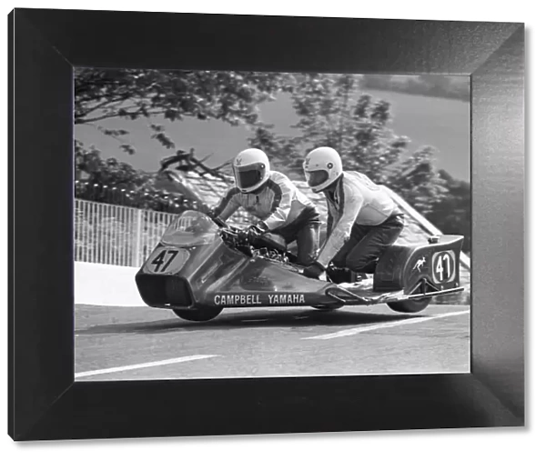 Alex Campbell & Jim Pearson (Yamaha) 1975 750 Sidecar TT