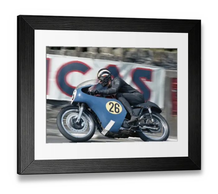 Framed Print : Roly Capper (Matchless) 1966 Senior TT Framed Print : Roly Capper (Matchless) 1966 Senior TT
