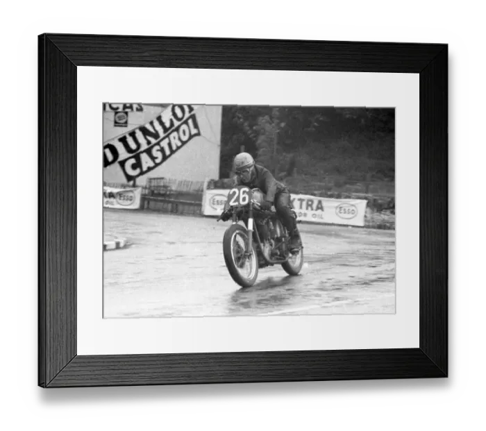 Framed Print : Roy Capner (BSA) 1956 Senior TT Framed Print : Roy Capner (BSA) 1956 Senior TT
