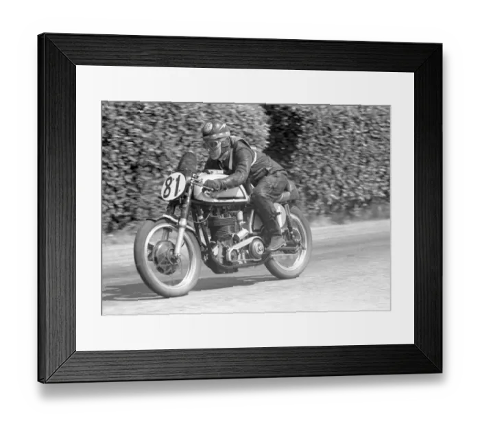 Framed Print : Roy Capner (Norton) 1957 Senior TT Framed Print : Roy Capner (Norton) 1957 Senior TT