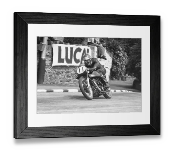 Framed Print : Louis Carr (Matchless) 1957 Senior TT Framed Print : Louis Carr (Matchless) 1957 Senior TT
