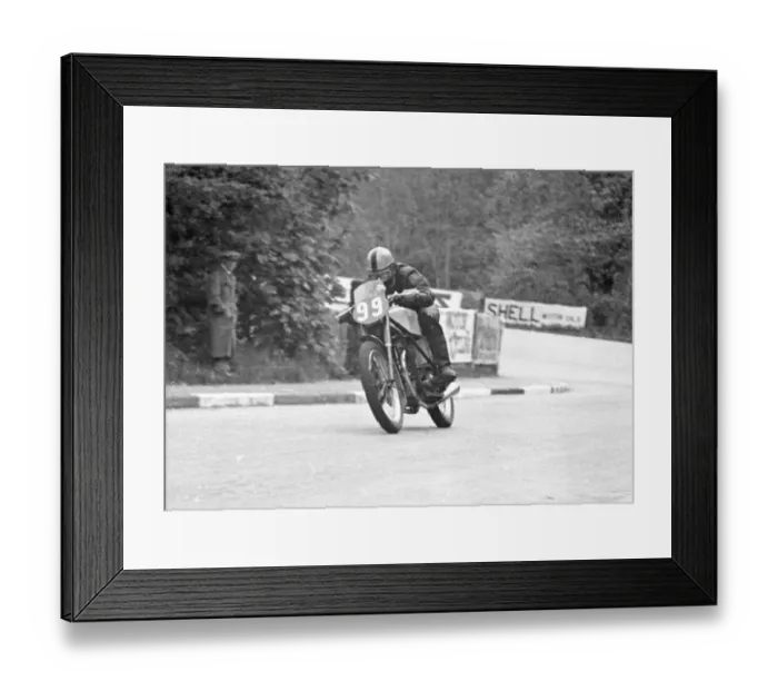 Framed Print : Bernard Carter (Triumph) 1951 Senior TT Framed Print : Bernard Carter (Triumph) 1951 Senior TT