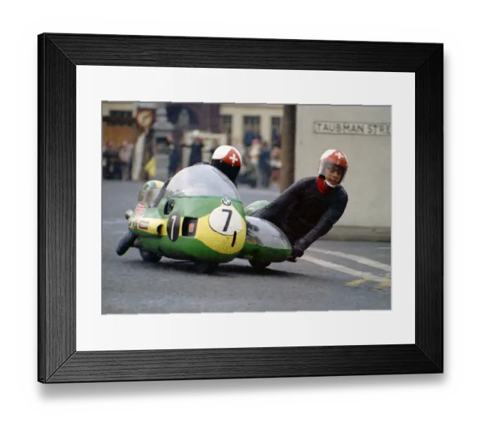 Framed Print : Jean Claude Castella & Albert Castella (BMW) 1971 500 Sidecar TT Framed Print : Jean Claude Castella & Albert Castella (BMW) 1971 500 Sidecar TT