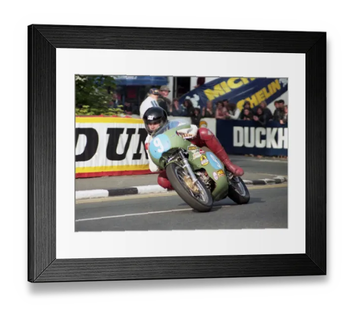 Framed Print : Alan Cathcart (Aermacchi) 1984 Classic TT