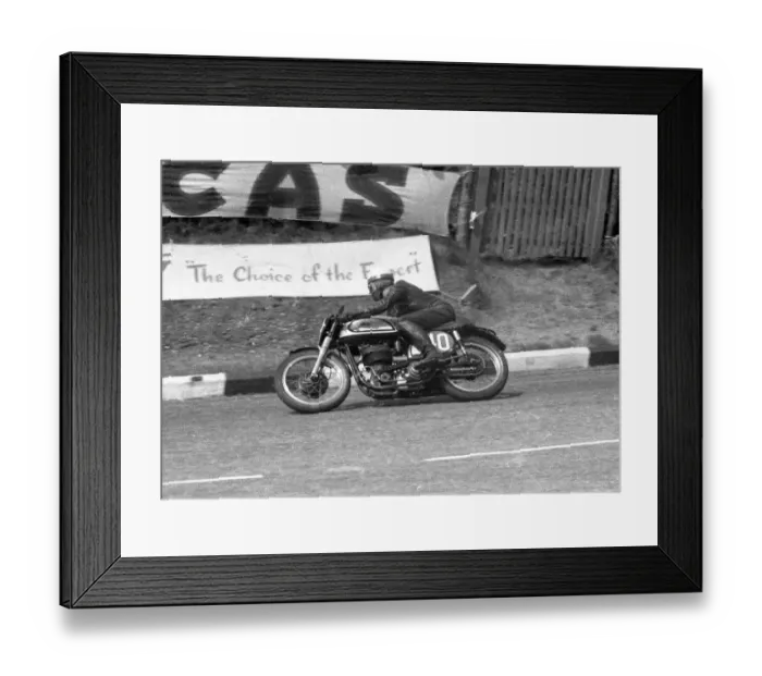 Framed Print : George Catlin (Norton) 1956 Senior TT Framed Print : George Catlin (Norton) 1956 Senior TT