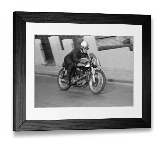 Framed Print : George Catlin (Norton) 1957 Senior TT Framed Print : George Catlin (Norton) 1957 Senior TT