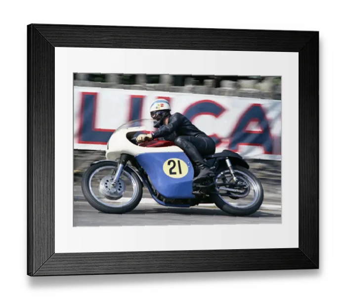 Framed Print : Ron Chandler (Matchless) 1966 Senior TT Framed Print : Ron Chandler (Matchless) 1966 Senior TT