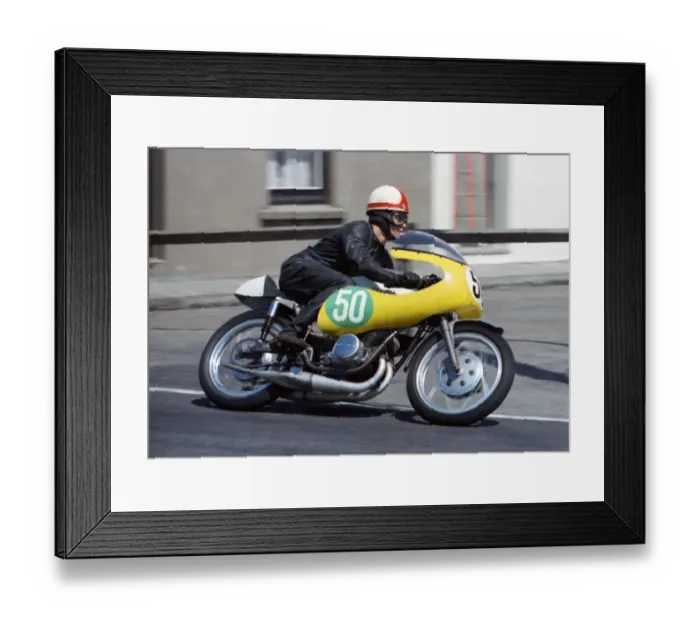 Framed Print : Mick Chatterton (Yamaha) 1967 Lightweight TT Framed Print : Mick Chatterton (Yamaha) 1967 Lightweight TT