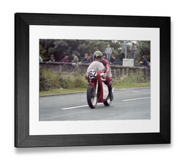Framed Print : Chris Kneen (Yamaha) 1982 Southern 100