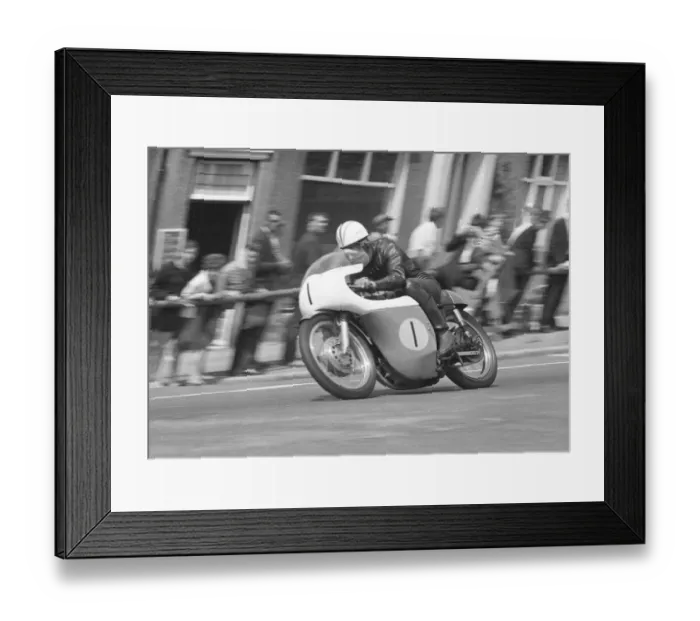 Framed Print : Ron Chandler (Matchless) 1967 Senior TT