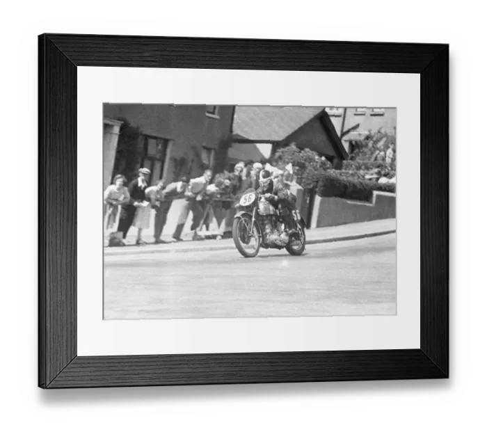 Framed Print : Frank Coleman (BSA) 1951 Senior Clubman TT Framed Print : Frank Coleman (BSA) 1951 Senior Clubman TT