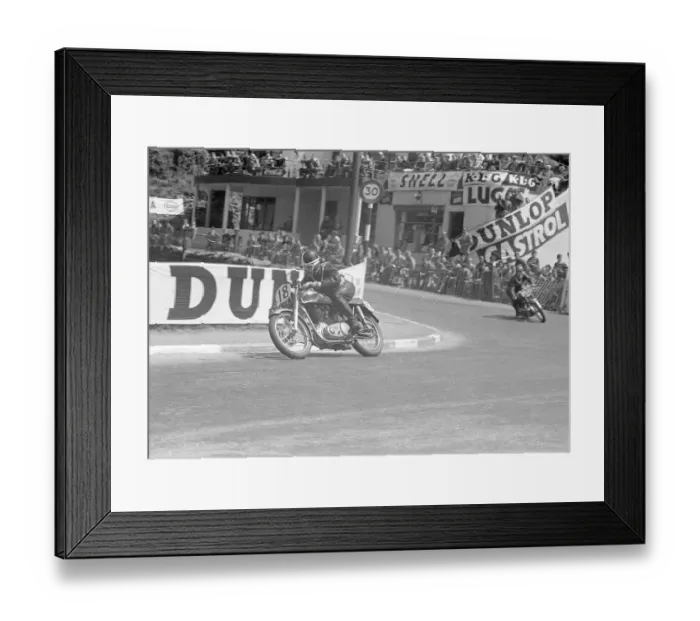 Framed Print : Frank Coleman (Norton) 1953 Senior Clubman TT Framed Print : Frank Coleman (Norton) 1953 Senior Clubman TT