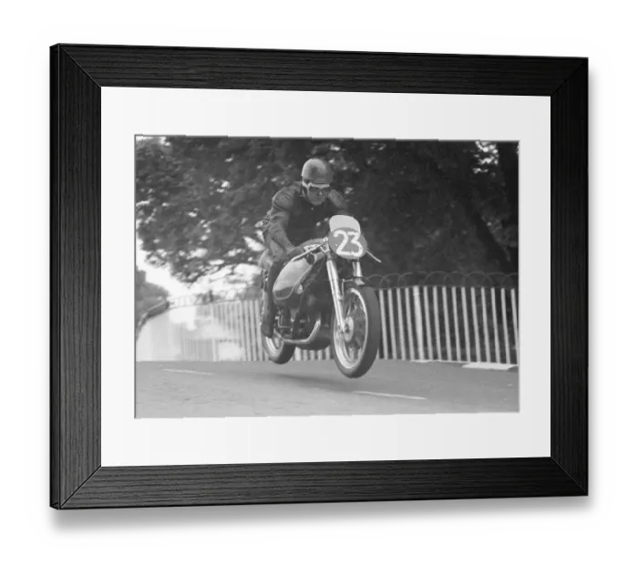 Framed Print : Rod Coleman (AJS) 1954 Senior TT Framed Print : Rod Coleman (AJS) 1954 Senior TT