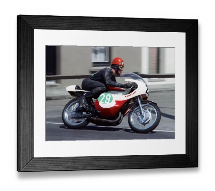 Framed Print : John Cooper (Kawasaki) 1967 Lightweight TT Framed Print : John Cooper (Kawasaki) 1967 Lightweight TT