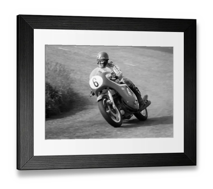 Framed Print : John Cooper (Honda) 1970 Production 750 TT Framed Print : John Cooper (Honda) 1970 Production 750 TT