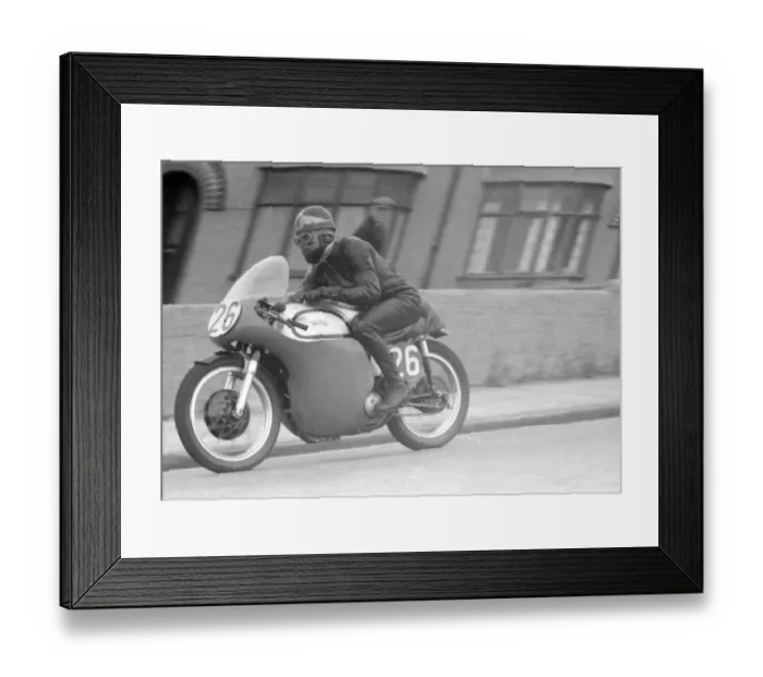 Framed Print : Paddy Driver (Norton) 1958 Senior TT Framed Print : Paddy Driver (Norton) 1958 Senior TT