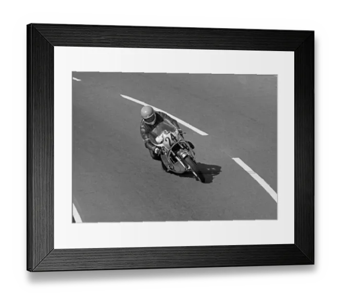 Framed Print : Eric Cornes (Honda) 1975 Production TT Framed Print : Eric Cornes (Honda) 1975 Production TT