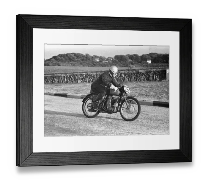 Framed Print : Frank Cope (MV) 1954 Ultra Lightweight TT