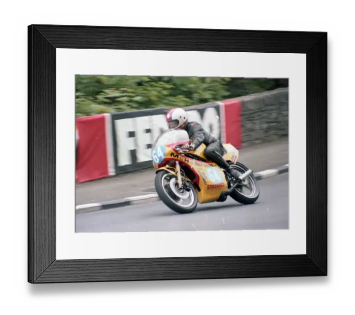 Framed Print : Alan Couldwell (Yamaha) 1983 Junior TT Framed Print : Alan Couldwell (Yamaha) 1983 Junior TT