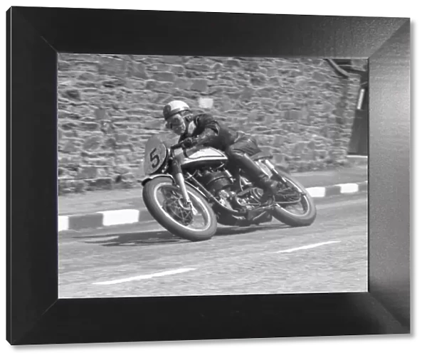 George Costain (Norton) 1957 Senior TT