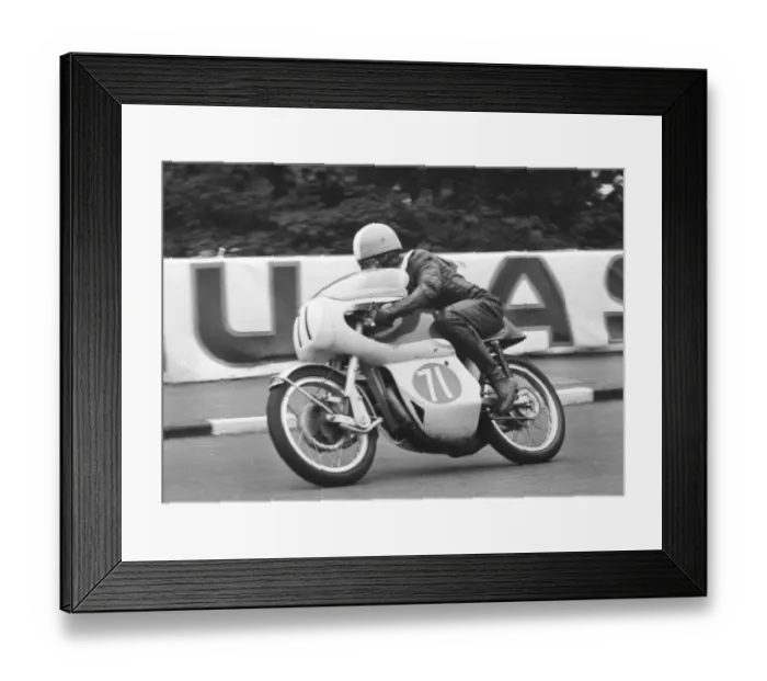 Framed Print : Erroll Cowan (Greeves) 1965 Lightweight TT Framed Print : Erroll Cowan (Greeves) 1965 Lightweight TT